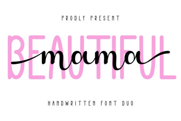 Beautiful Mama Font - Featured Image