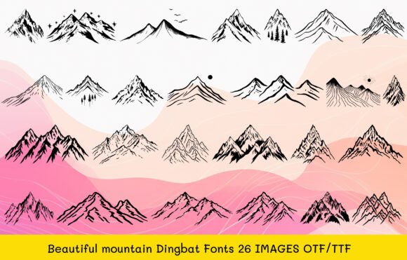 Beautiful Mountain Font - Featured Image