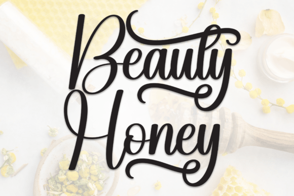 Beauty Honey Font - Featured Image
