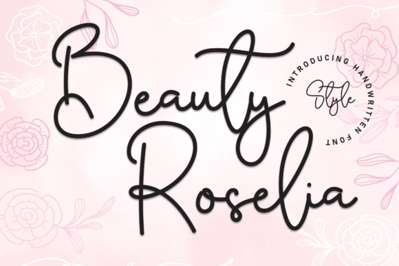 Beauty Roselia Font - Featured Image