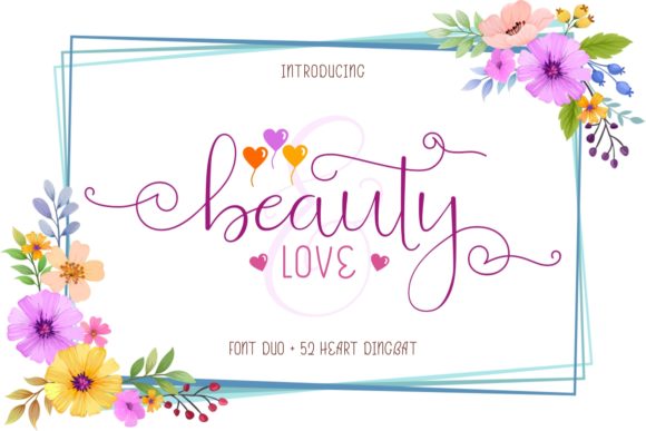 Beauty and Love Duo Font - Featured Image