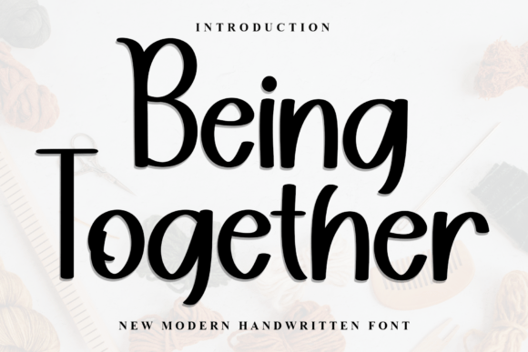 Being Together Font - Featured Image