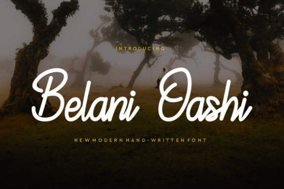 Belani Oashi Font - Featured Image