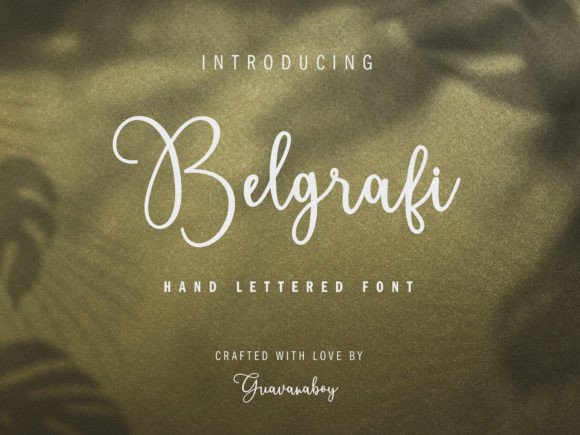 Belgrafi Font - Featured Image