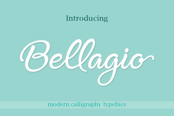 Bellagio Font - Featured Image