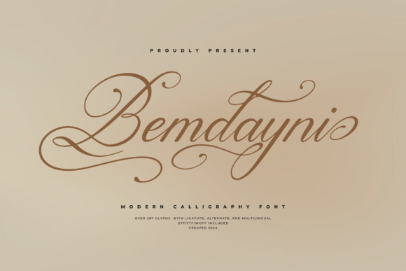 Bemdayni Font - Featured Image