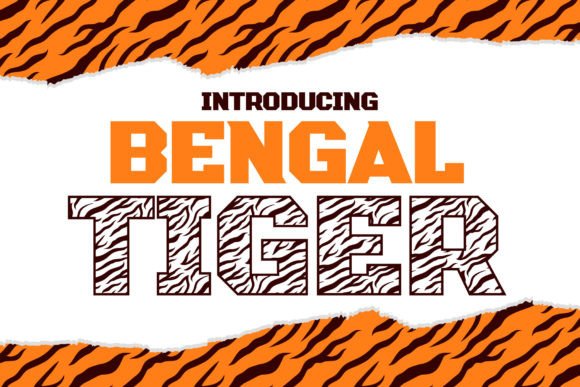 Bengal Tiger Font - Featured Image