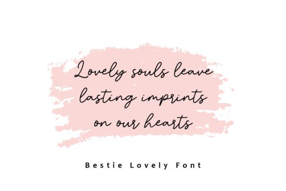 Bestie Lovely Font - Featured Image