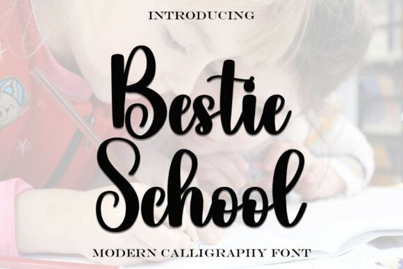 Bestie School Font - Featured Image