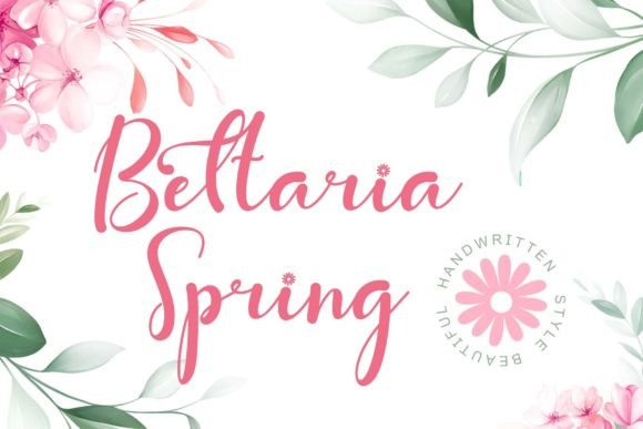 Bettaria Spring Font - Featured Image