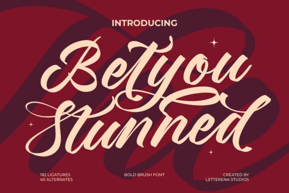 Betyou Stunned Font - Featured Image