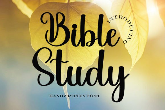 Bible Study Font - Featured Image