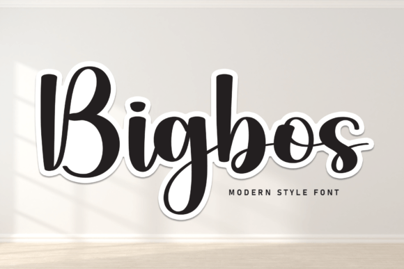Bigbos Font - Featured Image