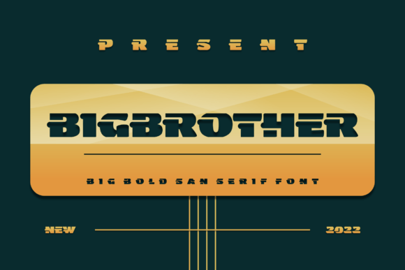 Bigbrother Font - Featured Image