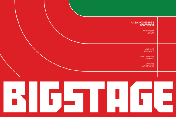 Bigstage Font - Featured Image