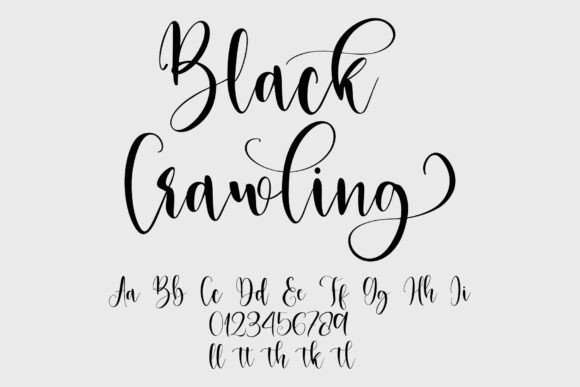 Black Crawling Font - Featured Image