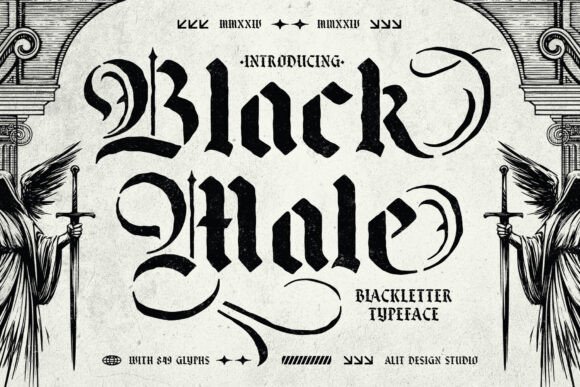 Black Male  Font - Featured Image