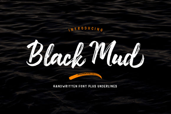 Black Mud Font - Featured Image
