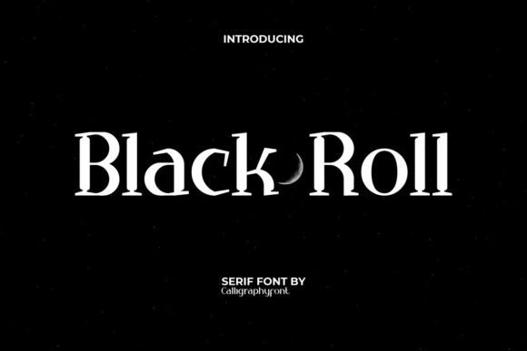 Black Roll Font - Featured Image
