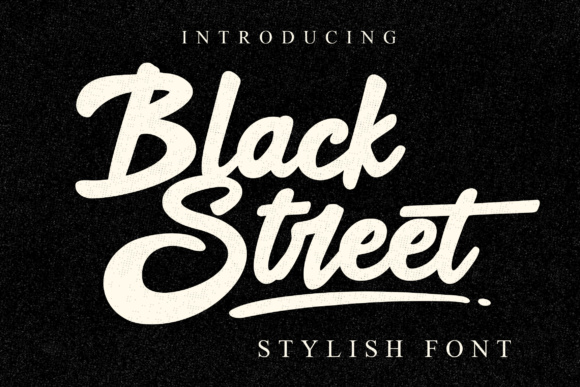 Black Street Font - Featured Image