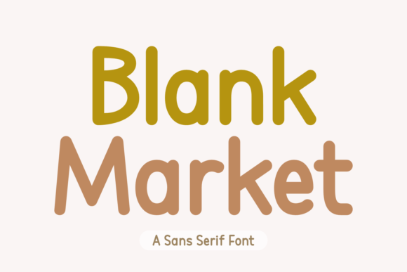 Blank Market Font - Featured Image