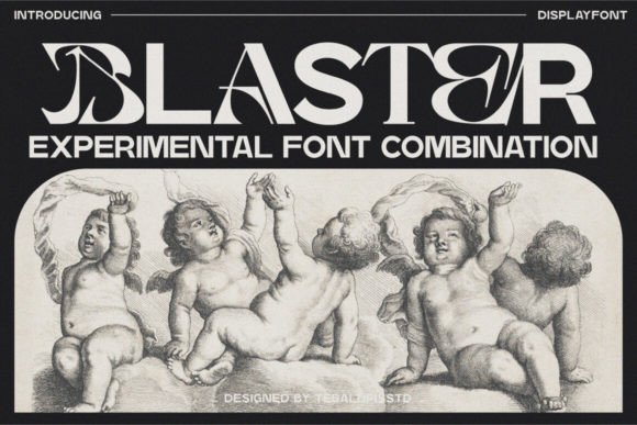 Blaster Display Font - Featured Image