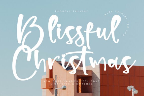 Blissful Christmas Font - Featured Image