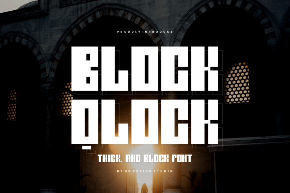 Block Qlock Font - Featured Image