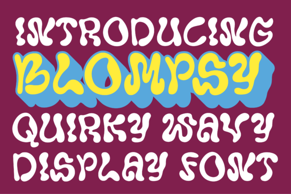 Blompsy Font - Featured Image