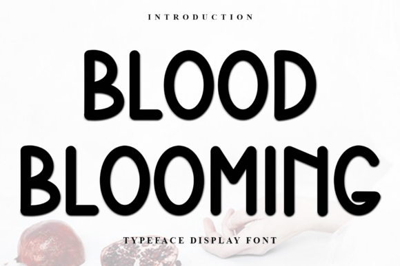 Blood Blooming Font - Featured Image