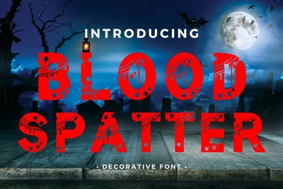 Blood Spatter Font - Featured Image