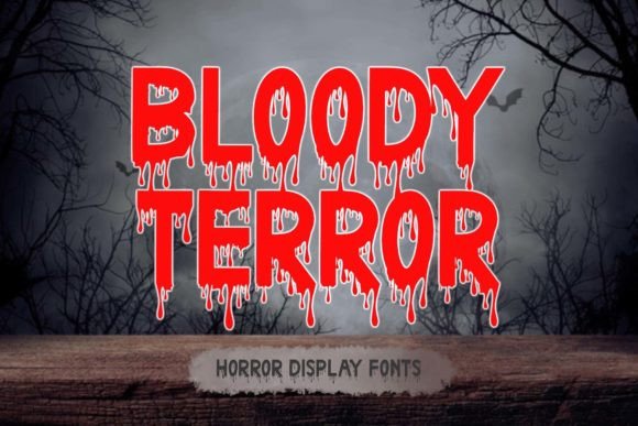 Bloody Terror Font - Featured Image