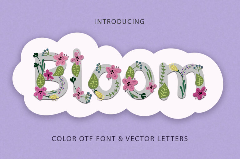 Bloom Font - Featured Image