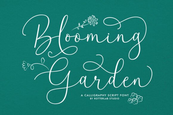 Blooming Garden Font - Featured Image