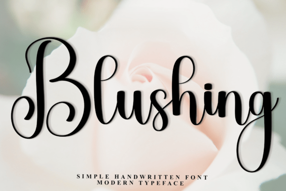 Blushing Font - Featured Image