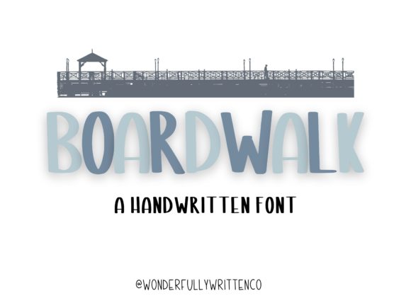 Boardwalk Font - Featured Image