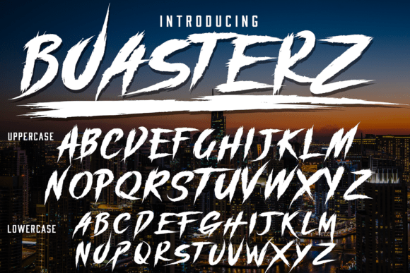 Boasterz Font - Featured Image