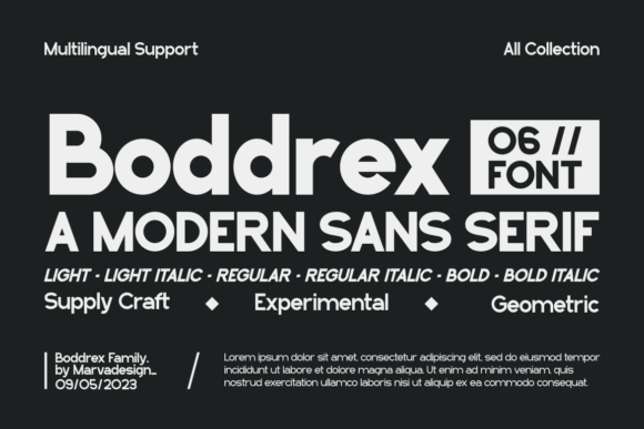 Boddrex Font - Featured Image