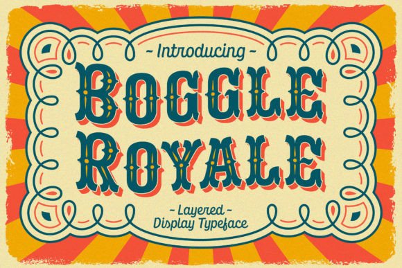 Boggle Royale Font - Featured Image