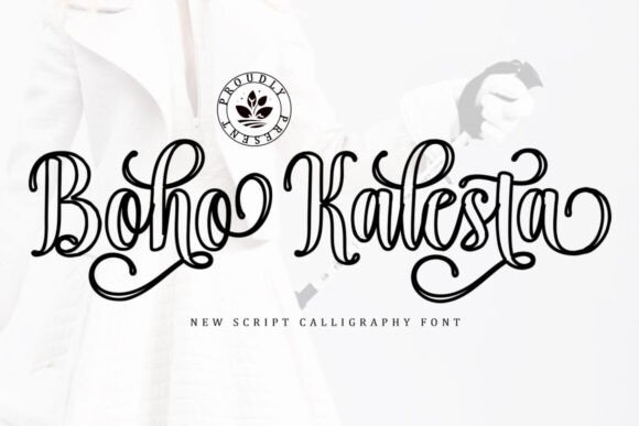 Boho Kalesta Outline Font - Featured Image