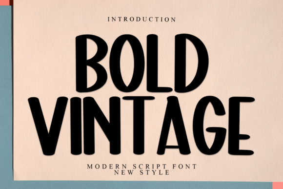 Bold Vintage Font - Featured Image