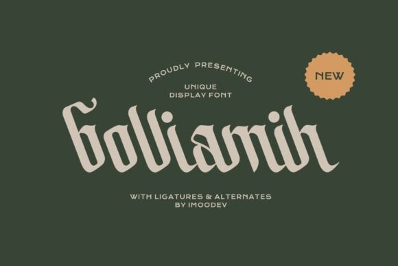 Bolliamih Font - Featured Image