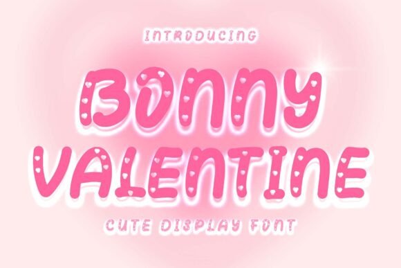 Bonny Valentine Font - Featured Image