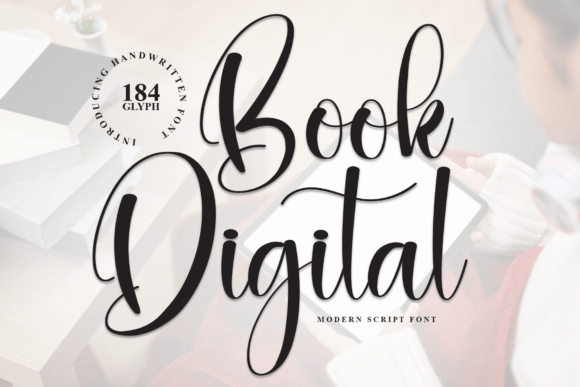 Book Digital Font - Featured Image