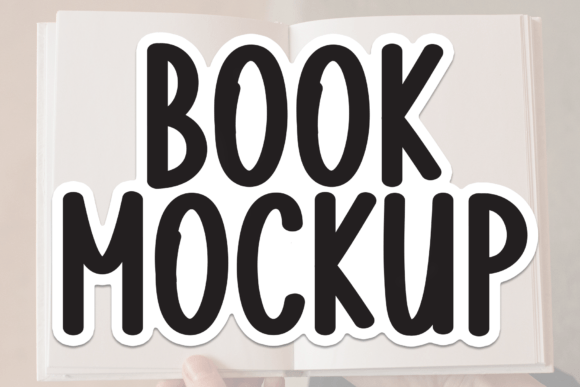 Book Mockup Font - Featured Image