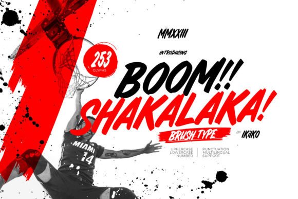 Boom Shakalaka Font - Featured Image