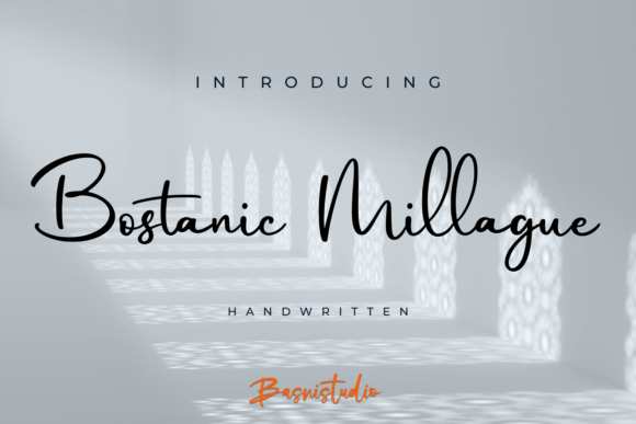 Bostanic Millague Font - Featured Image