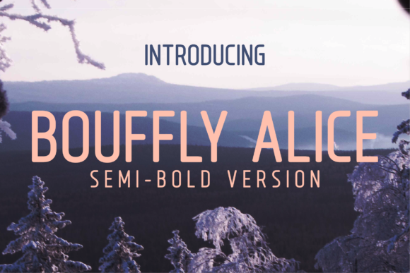 Bouffly Alice Semi-Bold Font - Featured Image
