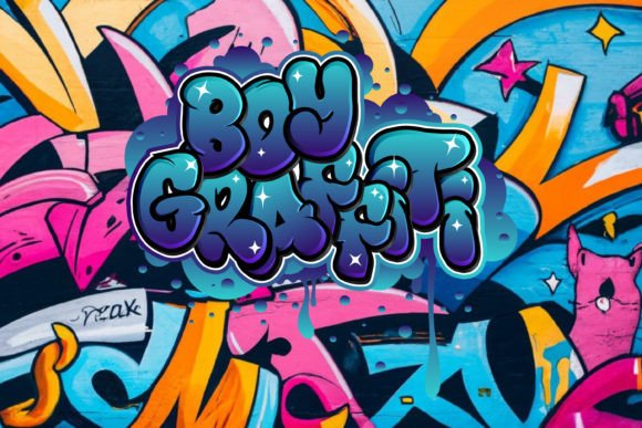 Boy Graffiti Font - Featured Image