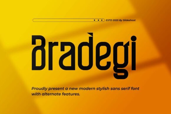 Bradegi Font - Featured Image